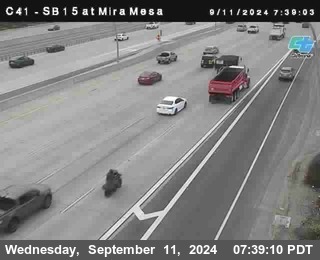 NB 15 at Mira Mesa Blvd