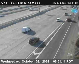 NB 15 at Mira Mesa Blvd