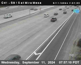 NB 15 at Mira Mesa Blvd