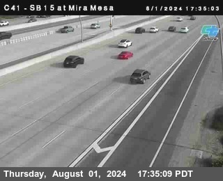 NB 15 at Mira Mesa Blvd