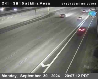 NB 15 at Mira Mesa Blvd