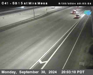 NB 15 at Mira Mesa Blvd