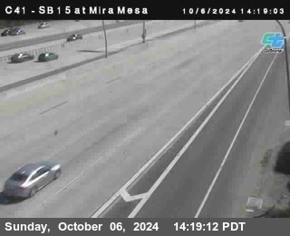 NB 15 at Mira Mesa Blvd