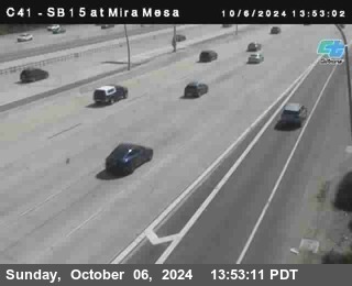 NB 15 at Mira Mesa Blvd