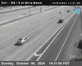 NB 15 at Mira Mesa Blvd