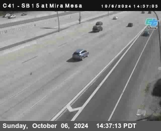 NB 15 at Mira Mesa Blvd