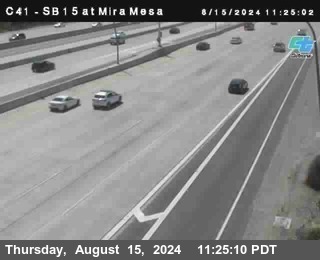 NB 15 at Mira Mesa Blvd