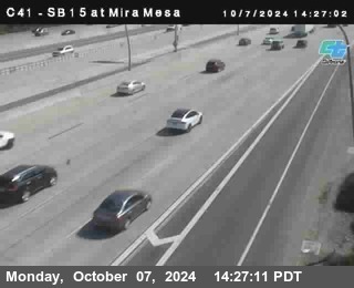 NB 15 at Mira Mesa Blvd