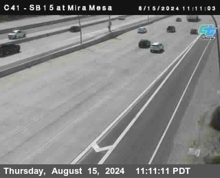 NB 15 at Mira Mesa Blvd