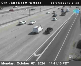 NB 15 at Mira Mesa Blvd