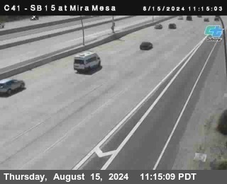 NB 15 at Mira Mesa Blvd