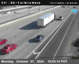 NB 15 at Mira Mesa Blvd