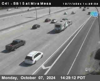 NB 15 at Mira Mesa Blvd