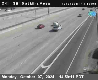 NB 15 at Mira Mesa Blvd