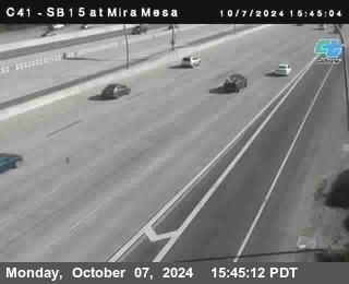 NB 15 at Mira Mesa Blvd