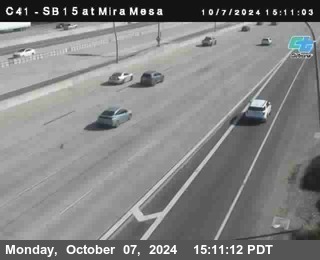 NB 15 at Mira Mesa Blvd