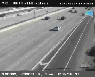 NB 15 at Mira Mesa Blvd