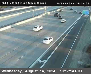 NB 15 at Mira Mesa Blvd