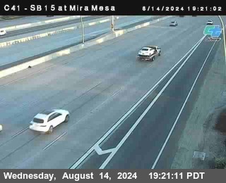 NB 15 at Mira Mesa Blvd