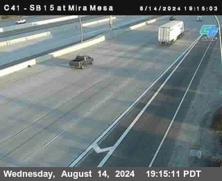 NB 15 at Mira Mesa Blvd