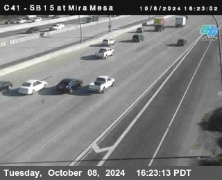 NB 15 at Mira Mesa Blvd