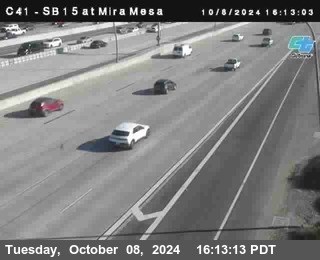 NB 15 at Mira Mesa Blvd