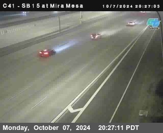 NB 15 at Mira Mesa Blvd