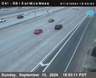 NB 15 at Mira Mesa Blvd