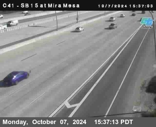 NB 15 at Mira Mesa Blvd