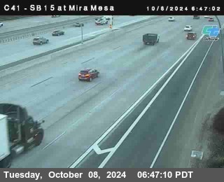 NB 15 at Mira Mesa Blvd