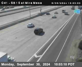 NB 15 at Mira Mesa Blvd