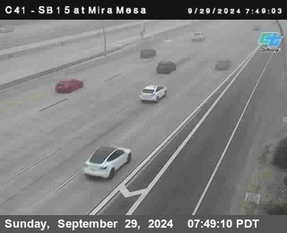 NB 15 at Mira Mesa Blvd