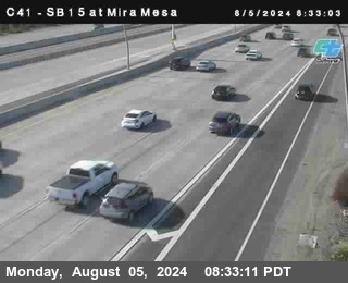 NB 15 at Mira Mesa Blvd