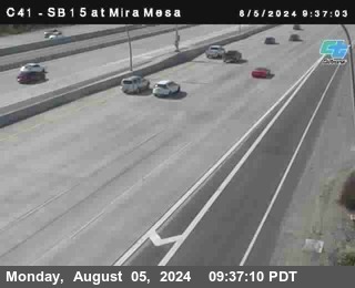 NB 15 at Mira Mesa Blvd