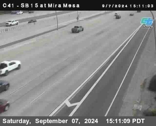 NB 15 at Mira Mesa Blvd