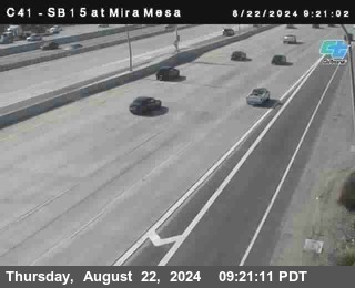 NB 15 at Mira Mesa Blvd