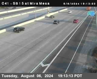 NB 15 at Mira Mesa Blvd