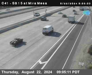 NB 15 at Mira Mesa Blvd