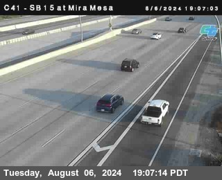 NB 15 at Mira Mesa Blvd