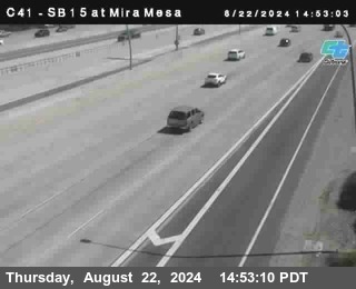 NB 15 at Mira Mesa Blvd