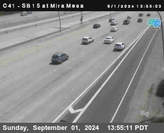 NB 15 at Mira Mesa Blvd