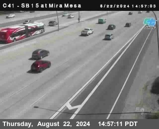 NB 15 at Mira Mesa Blvd