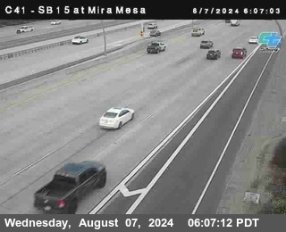 NB 15 at Mira Mesa Blvd