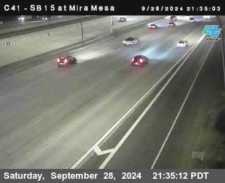 NB 15 at Mira Mesa Blvd