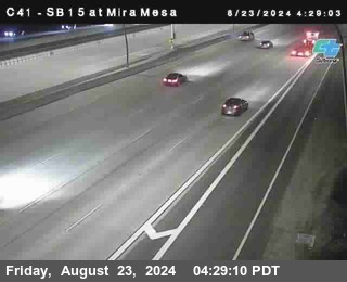 NB 15 at Mira Mesa Blvd