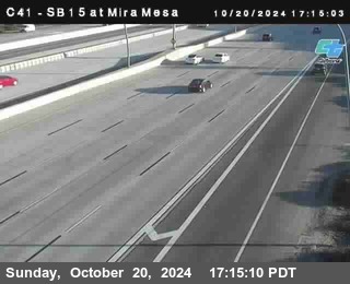 NB 15 at Mira Mesa Blvd