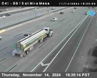 NB 15 at Mira Mesa Blvd