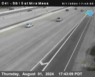 NB 15 at Mira Mesa Blvd