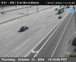 NB 15 at Mira Mesa Blvd