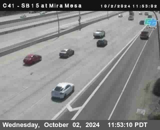 NB 15 at Mira Mesa Blvd